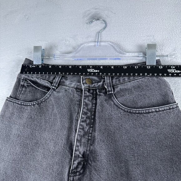 Forenza Mom Jeans Womens Size 10 High Rise Charcoal Wash 100% Cotton Black - Picture 7 of 12
